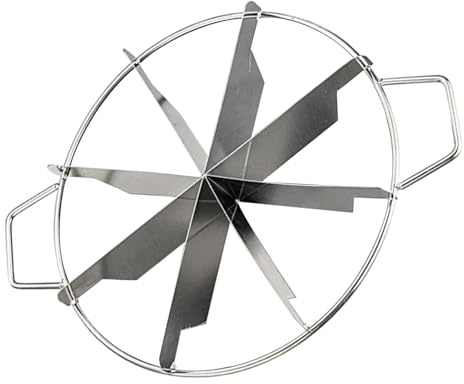 Sghtil Slante pour gâteau au fromage, séparateur de gâteau - Coupe-portion de gâteau en acier inoxydable 7/7/8 Outil à pizza et fromage pâtissier avec poignées latérales, appareils de cuisine pour