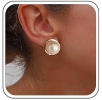 TseenYi Boucles D'oreilles Or Boho Perles Rondes Dangle Occasion toutes les occasions