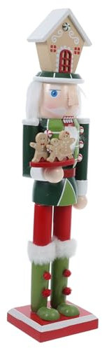 KONTONTY Figura De Cascanueces De Gingerbread Adorno De Navidad Decoración De Fiesta Especial