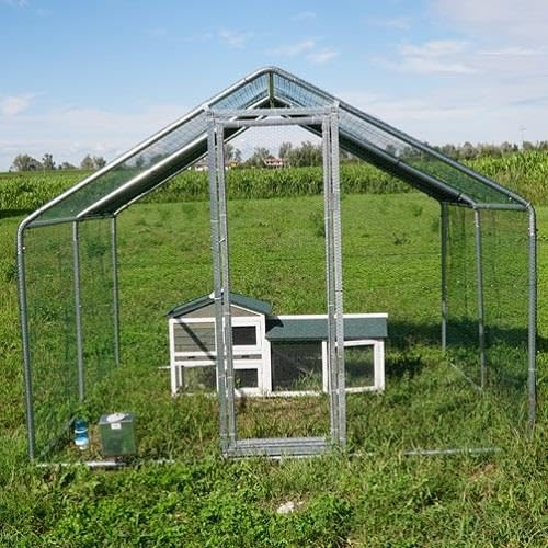 Kit für Kaninchen Weiß Kaninchen | Zaun + Kaninchenstall Meter Abdeckung 3 x 3