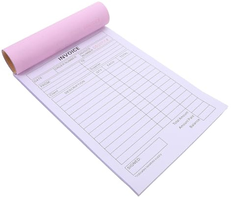 NIYANGLE Carnet De Reçus 2 Volets 30 Feuilles Par Bloc Suivi Précis Des Commandes Papier Renforcé Pour Bureau Professionnels Et Petites Entreprises
