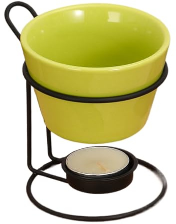 Cheese Fondue Pot,Mini Simmer Melting - Melting Chocolate Cup | for Butter Cheese Date Nights Gatherings Christmas Family Coffee Home Kitchen