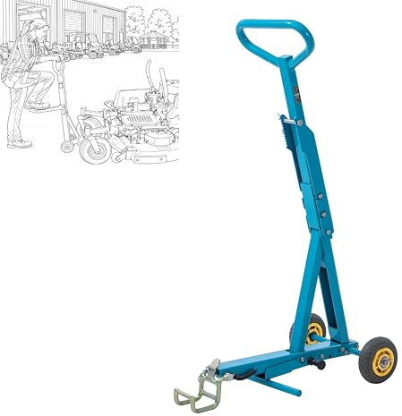 KATSU Tools Lève-Tondeuse Manuel – Capacité Jusqu'à 600 kg, Cric Portable pour l'Entretien et la Réparation des Tondeuses de Jardin, Modèle 161198