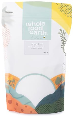 Wholefood Earth - Citric Acid 1kg - Anhydrous - Food Grade