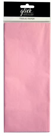 Glick Four Sheets of Light Pink Tissue Paper
