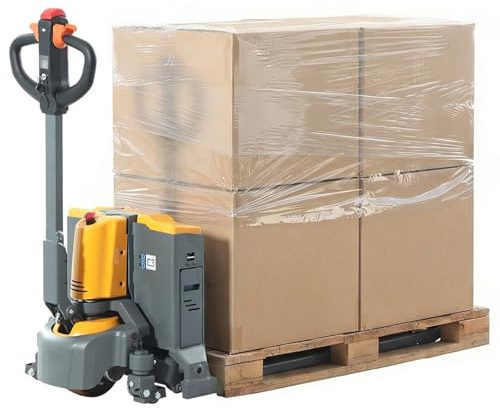 APOLLOLIFT Full Electric Pallet Jack 3300Lbs Capacity 48 x27 Fork Size Walkie Powered Pallet Jack Lithium Battery Pallet Truck