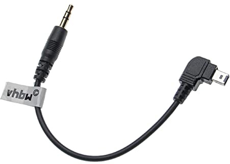 vhbw Kabel kompatibel mit Nikon Z5, Z6II, P1000, P1100, DF, D90, Z6 Kamera, DSLR - Anschlusskabel, 15 cm