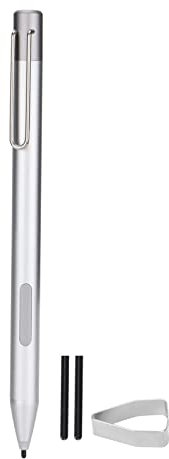 Lápiz óptico para Lápiz Digital Inteligente para 3 Pro 3, 4, 5, 6, Libro, Computadora Portátil, GO, 1024 Puntos De Presión Precisión Altamente Sensible Sin(Plata)