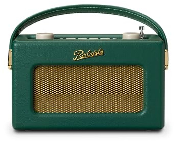 Roberts Revival Uno BT Dab+/FM/Bluetooth Radio Portatile Radio Sveglia, Verde Scuro