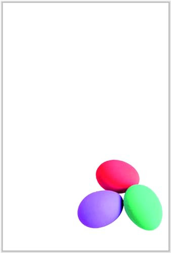 Briefpapier Ostern DIN A4 - Motivpapier Osterfest - 20 Blatt - Motiv Nr. 012 | 80g/m²
