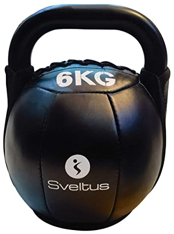 Soft Kettlebell PU Schwarz 6 kg