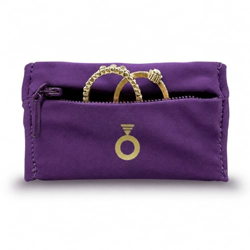 RingHero Handgelenk-Tasche | Verhindert Verlust, Diebstahl und Beschädigung von Eheringen und Wertsachen. Sichern Sie Ihre Wertsachen bei Aktivitäten diskret mit Dieser eleganten Handgelenktasche