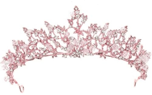 Tiara Kristallkrone für Bridal, Prinzessin Diadem Hochzeit Tiara Crown für Hochzeit Abschlussbälle Proms Festzüge Parties Geburtstag