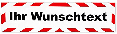 INDIGOS UG - Aufkleber Auto personalisiert - 60x16 cm - Schriftzug Aufkleber Wunschtext - Aufkleber selbst gestalten - Sprüche - Autoaufkleber - selbstklebend mit Rahmen