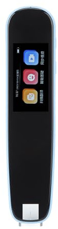 Fockety Stiftscanner, Text zu Sprache Gerät für Legasthenie, LCD Touchscreen, Digitaler Textmarker Stiftleser, Prüfungslesestift für Studenten, Sprachübersetzergerät, Scannen Zum (Blue)