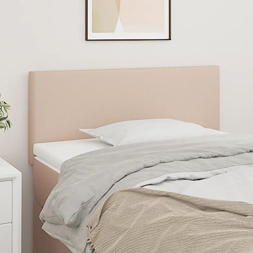 CKioict Betthaupt Wandkissen Bett Bettkopfteil Schlafzimmer Kopfteil Cappuccino-Braun 80x5x78/88 cm KunstlederGeeignet für Schlafzimmer, Gästezimmer, Schlafsaal