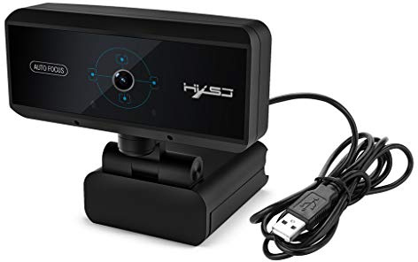 HOOLRZI Cámara web 1080P con micrófono para PC, computadora, cámara web, cámara web, cámara web para transmisión en vivo, cámara web para PC con micrófono