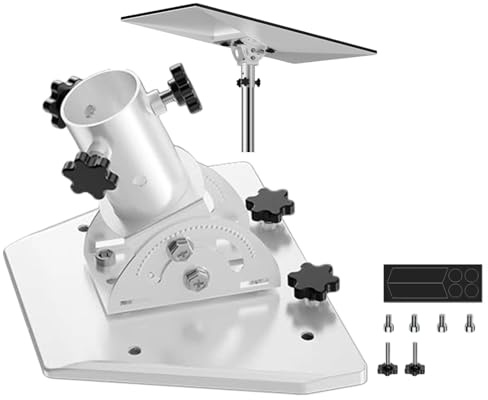 Adattatore per Montaggio su Tubo Starlink Gen 3 | Regolabile a 360° e Facile da Installare | Per Pali fino a 35mm (1,38) | Compatibile con Dish Standard Starlink (V3)