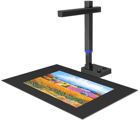 Scanner de livres pour appareils photo de document Scanner de documents de série, caméra de documents USB portable, capture le format A3 maximum avec numérisation rapide for les réunions et l'apprenti