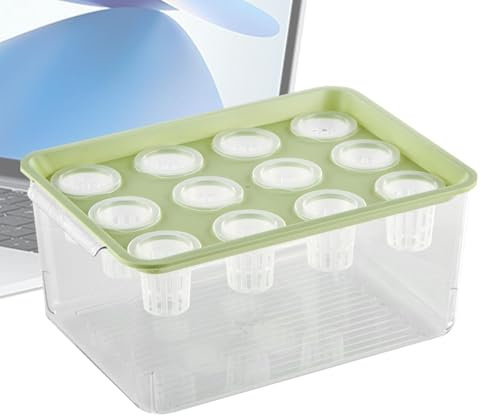 Hogvinnatil Aquaponischer Pflanzer und Aquarium für Fische, Aquaponic Pflanzer und Aquarium für Betta Fish,Pflanzen Pflanzgefäß - Betta Fischtankpflanzen Stecklinge Propagationsstation für Desktop