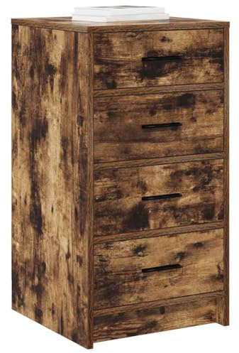 vidaXL Sideboard Räuchereiche 40 x 41 x 75 cm Holzwerkstoff | Hier hast du echt genug Raum, um deine Sachen zu verstauen, Dieser Möbelstück hat einen natürlichen und robusten Charme,