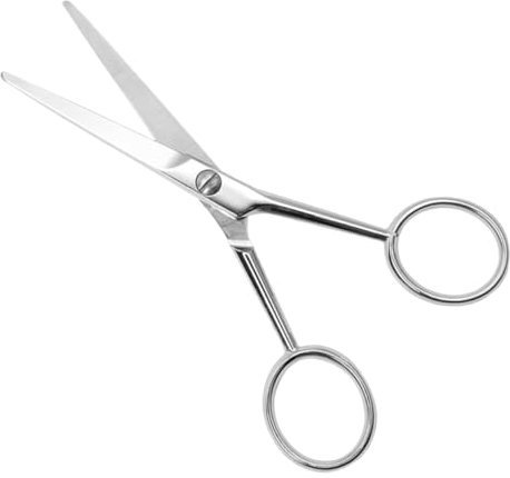 Mikinona Cosmetic Scissors Für Bartschere Mit -griff Präzises Trimmen Für Und Schnurrbart Toothed Design Für Exakte Ergebnisse