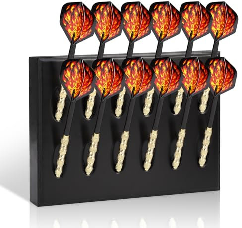 1 Stück Darthalter Dartpfeile Halterung Ständer Holz Dartpfeile Halter Schwarz Dart Zubehör Darthalter Holz Dart Ständer für Jede Art von Darts für Steeldarts und Softdarts