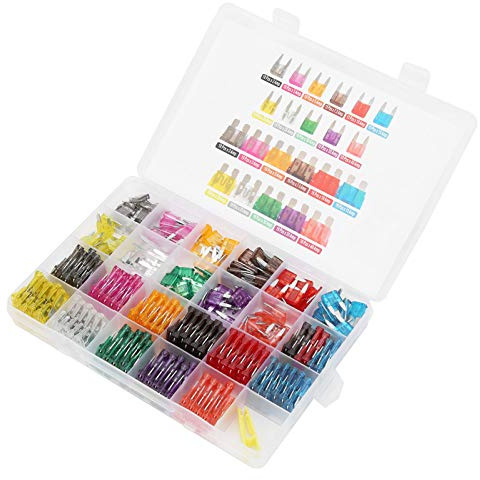 254 PCS Kit de Seguridad para la Gama LAMA para los Faros Automáticos de la Luz Freno Fultic, Diseño Transparente, Protección contra Sobrecarga, Resistencia a Corrosión y Resistencia a Corrosión