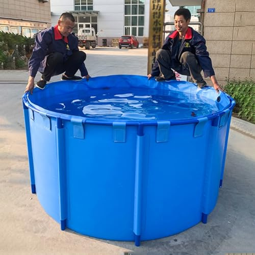 Grande piscine hors sol ronde de 1 m à 4 m de diamètre pour enfants et adultes, parfaite pour s'amuser en été, capacité de 62800 l/16590 gal