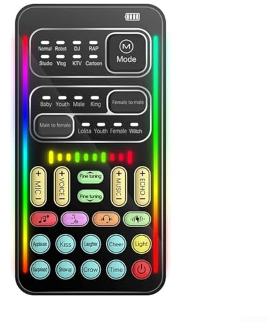 Générateur d'effets sonores portable avec huit voix, parfait pour les célébrations ou les farces (jeu de cartes sonore)