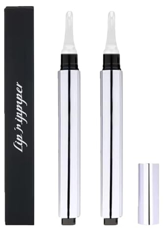 Extreme Lip Plumper,Effetto Nutriente Profondo, Formula Idratante,2× 10 Ml, Base Trucco, Finish Lucido, Per Rimpolpante Labbra, Sieri, Brillantezza A Lunga Durata, Per Viaggio E Uso Domestico