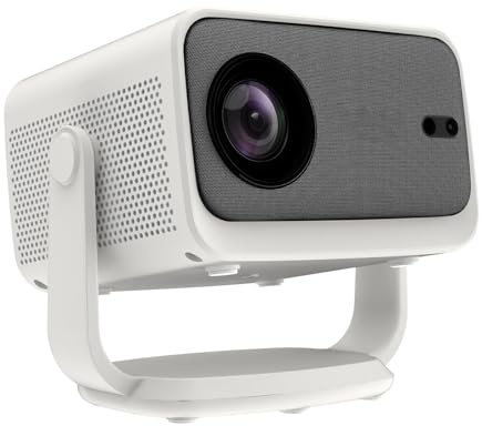 ICANZUO Proyector LED inteligente P20-GTV 1080p Full HD con WiFi 6 y Bluetooth 500 lúmenes ISO para el hogar, cenema automático, proyector de películas al aire libre, altavoz DB integrado, Goolge TV