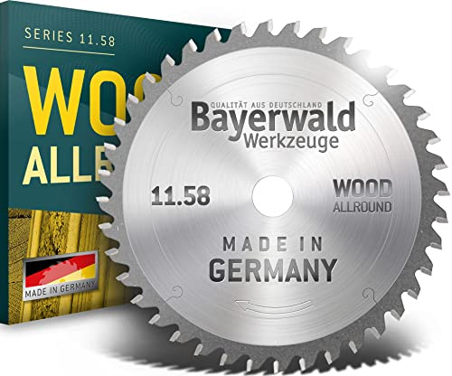 Bayerwald - HM Kreissägeblatt für Holz - Ø 205 mm x 2.8 mm x 18 mm | WZ negativ (24 Zähne) | für Kapp- & Gehrungssägen