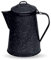 WARMCOOK CINSA-315600-Caffettiera Teiera in acciaio smaltato-2 tazze-nero
