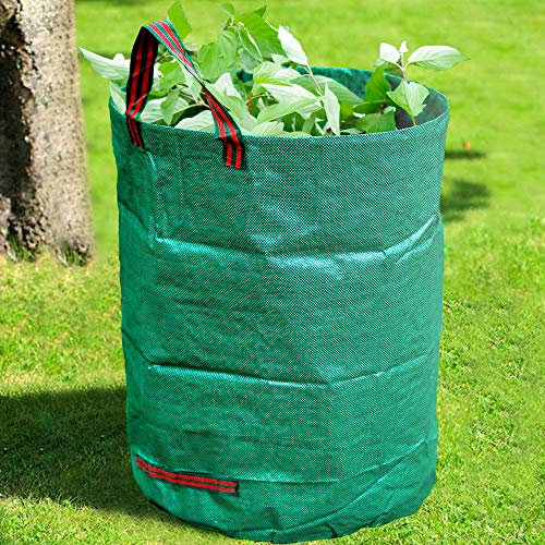 GroundMaster 100L Round Garden Waste Bags - Heavy Duty Large Reinforced Storage Refuse Sacks (1)