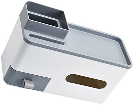 COLLBATH Multifunktionale Taschentuchbox Für Wohnzimmer Eleganter Aufbewahrungsbehälter Für Fernbedienungen Und Kleinigkeiten Einfacher Papierwechsel Platzsparendes Design