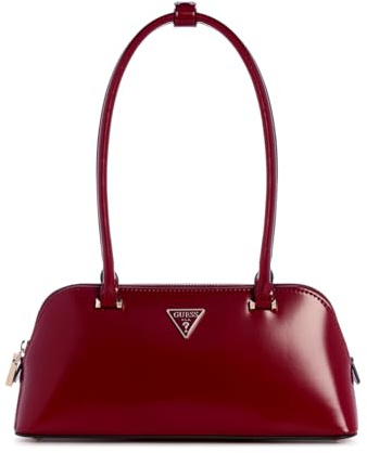 GUESS Damen Arnela Schultertasche Umhängetasche, rot
