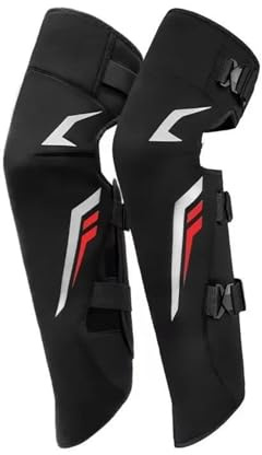 Coderas reflectantes Rodilleras para ciclismo Rodilleras de moto Protectores de piernas para montar A prueba de viento Frío Anti-lucha Parabrisas engrosado Equipo de protección Rodilleras largas cálid