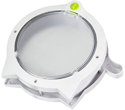 Katzentür mit Automatischer Klappe, Niedliche Magnettür mit 4 Verriegelungsmodi, Haustiersichere Eingangstür aus Kunststoff für Innen- und Außentüren (White)