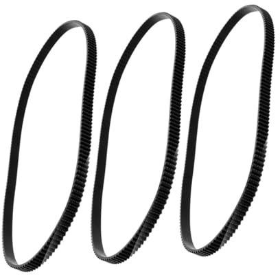 GLSTOY 3pcs Toothed Drive Belt for Bread Machine Replacement Belt for Kitchen Appliances Compatible Bread Makers Easy to Install and Replace