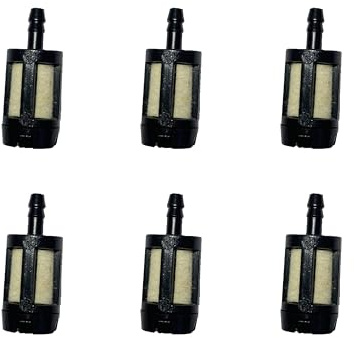 6 Stück Benzinfilter ZF-1 für McCulloch 216985 MC-9182-310001 für Tecumseh 410263 für Zama Homelite 49422 Motorsense Kettensäge Heckenschere