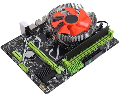 CPU Motherboard Kit, 4 Core 4 Thread Desktop Prozessor 2 Kanal 16G DDR4 USB 3.0 M.2 PCI E NVME VGA RJ45 USB 3.0 16X Slot Desktop Gaming Mainboard CPU für I6/7/8/9 für I5 6500