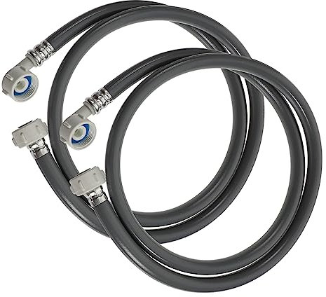 Housoutil 2pcs PVC Washer Machine Water Inlet Hose Connector Extendable Washer Hose Pipe