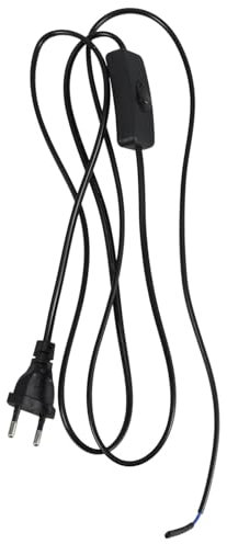 KONTONTY 4-teiliges Kupfer-pvc-kabel Mit Schalter 1,8m Länge Für Schreibtischlampen Ersatz-netzkabel Mit Ein-/aus-schalter -lampenkabel