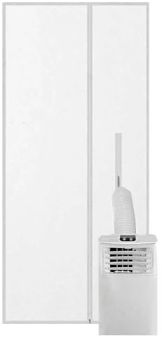 Window Kit for Mobile Air Conditioner, Portable AC Window Ventilation Kit for Sliding Door - Adjustable Pipe Holder and Seal for Kitchen, Bedroom, , Car, Baseboard Dryer