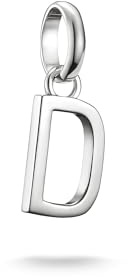 Thomas Sabo bokstavsberlock D i 925 silver – tidlöst hänge för halsband och armband