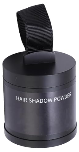Pongnas Polvere per Sottile Resistente All'acqua a Lunga Durata Nasconde Riempimento Rapido della Radice dei Capelli Polvere Colorante per Ritocchi 10 G per uno Styling Rapido dei (BLACK)