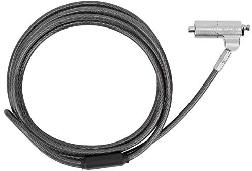 Targus DEFCON Trapezoid Keyed Cable Lock for Laptop Computer and Desktop Security - 1 Pack (ASP65GLX)
