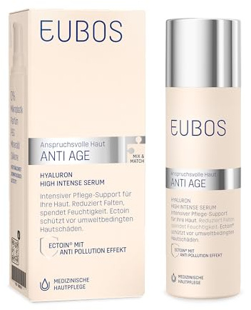 EUBOS ANTI AGE Hyaluron High Intense Serum 30ml | Reduziert Falten, Für anspruchsvolle Haut, Strafft und spendet Feuchtigkeit, Gegen Hautalterung