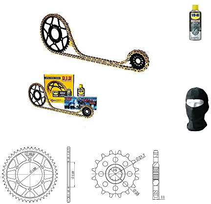 Compatible con Yamaha FZ6 N,NS,S2(RJ07/RJ14) 600 2004-2008 Kit TRANSMISION para Moto Cadena Did 530VX3 LUN 118 ESLABONES, PIÑON DE Acero P530-Z46, PIÑON P530-Z16 ESPECIFICO para Motos